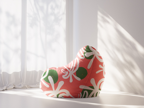 Bean Bag Facing Studio Windows