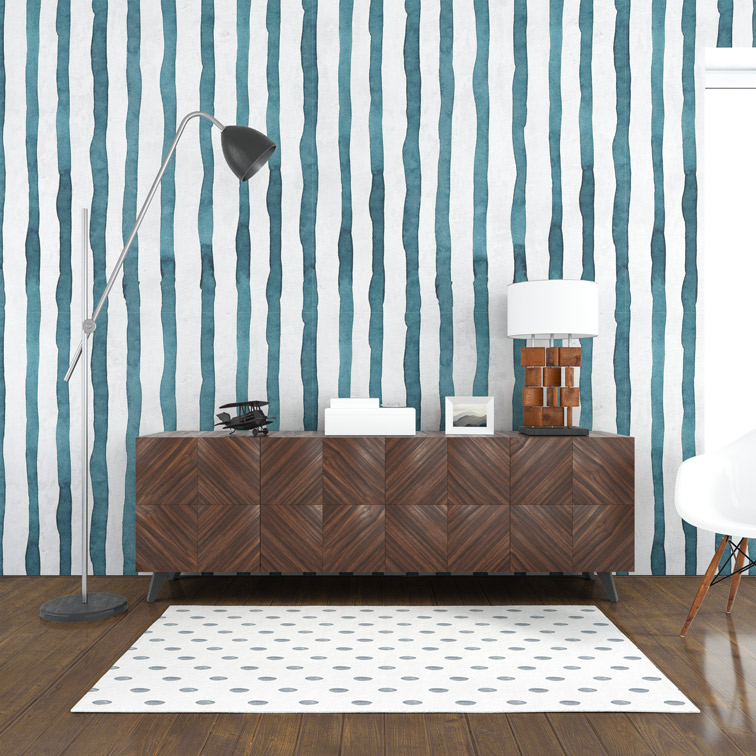 Wallpaper and Carpet Set