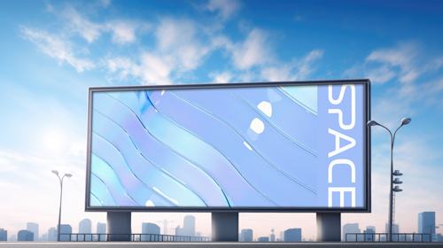 Digital Display Over City Highway