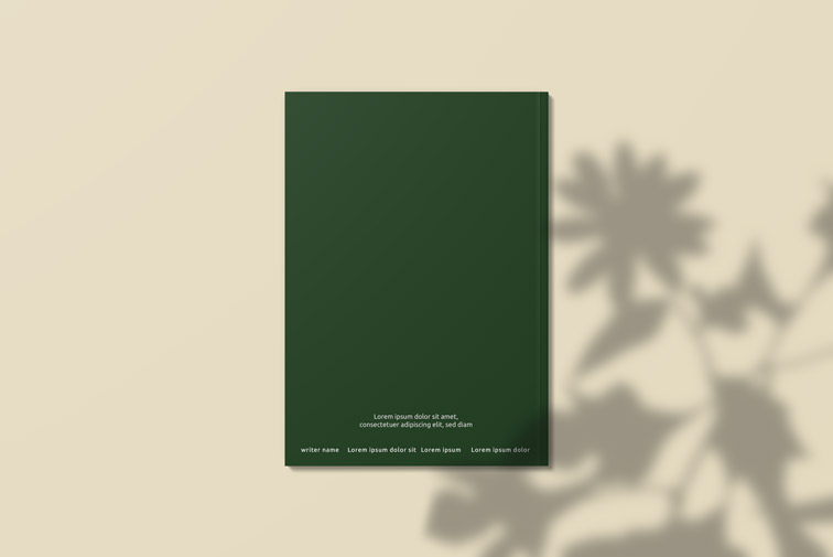 A4 Size Magazine Back Cover