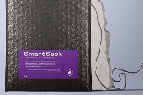 Paquet postal, vue de l'angle inférieur