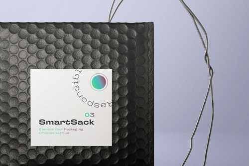 Paquet postal, vue de l'angle supérieur