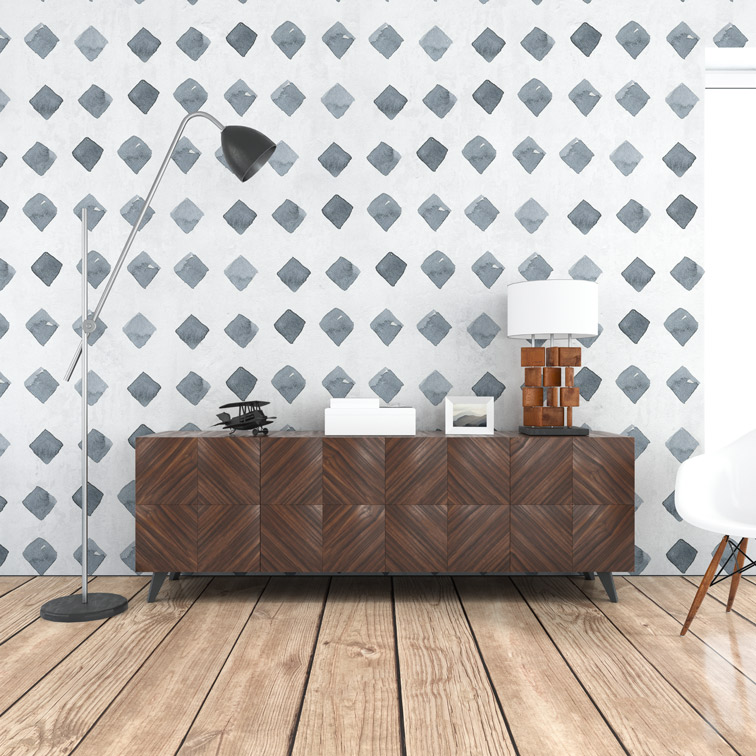 Wallpaper and Flooring Set