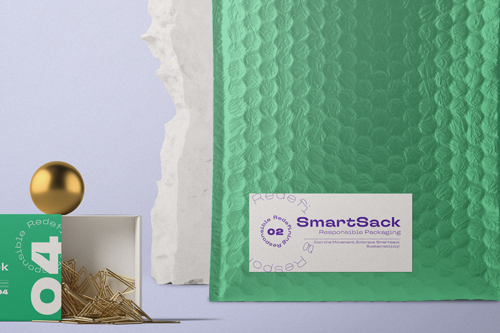 Emballage de marque avec trombones