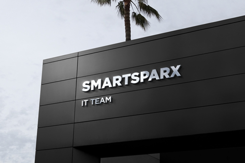 Façade d'un immeuble de bureaux contemporain