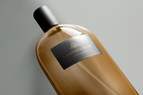 Perfume Bottle Closeup View