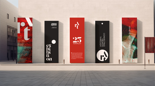 Exhibición artística urbana