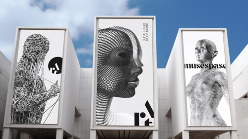 Exposición de arte abstracto