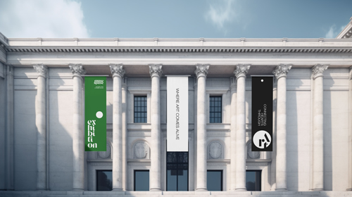 Configuración de banderas del museo de arte