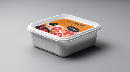 Food Container Angle View