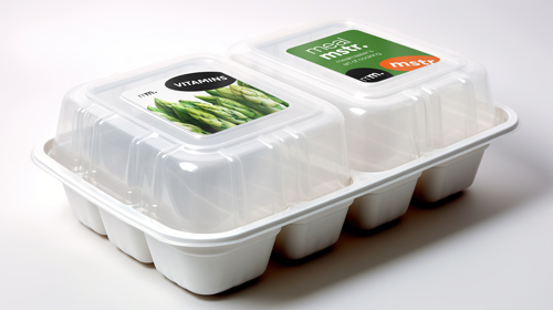 Food Container High Angle View