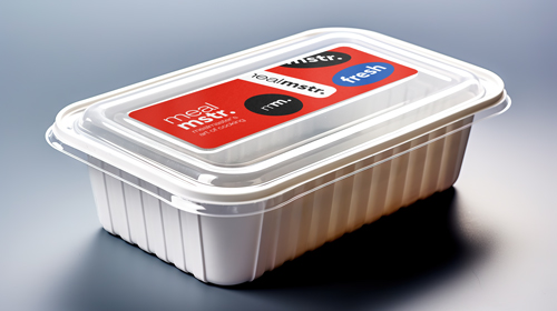 Plastic Plate Left Angle View