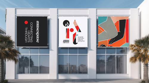 Banderas arquitectónicas elegantes