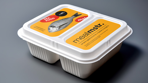 Food Packaging High Angle View