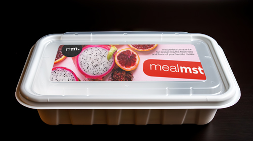 Plastic Container High Angle View