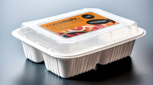 Plastic Lunchbox Angle View