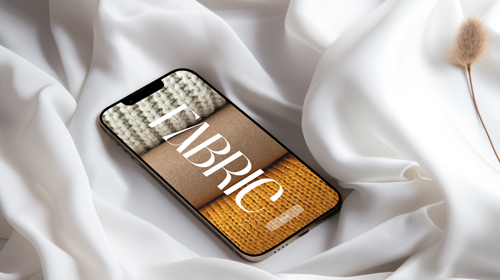 Smartphone on White Bedsheets