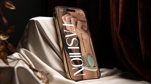 Smartphone in a Vintage Setting