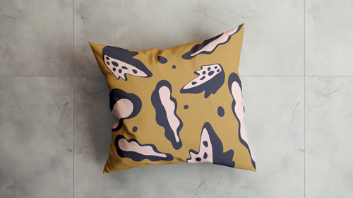 Soft Pillow on the Floor