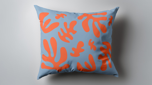 Decorative Pillow High Angle View