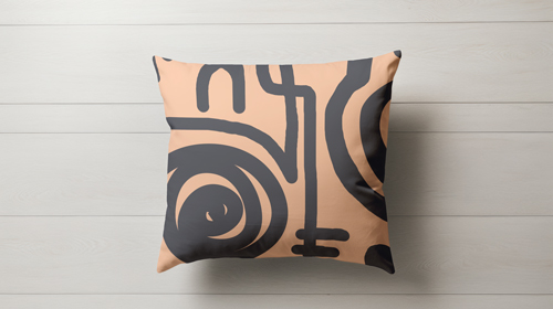 Throw Pillow on the Floor