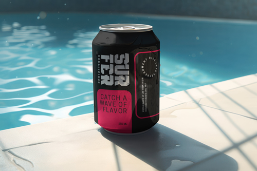 Drink Can Placed on the Ground