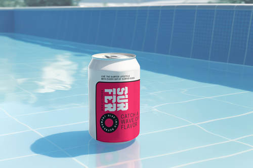 Cold Beverage at a Pool