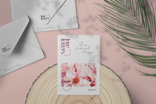 Letter on a Piece of Wood