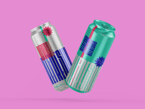 Soda Cans in the Air