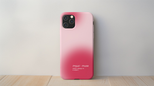 Smartphone Against a Wall