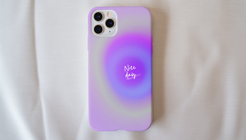 Smartphone on Silk Fabric