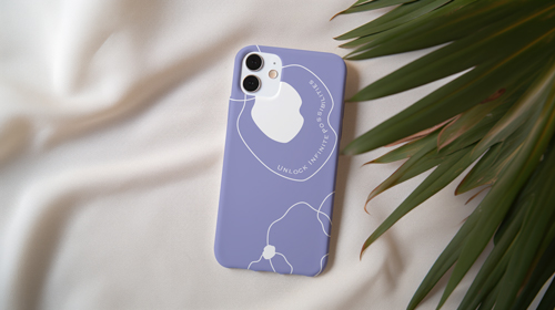 Smartphone in a Minimalistic Setting