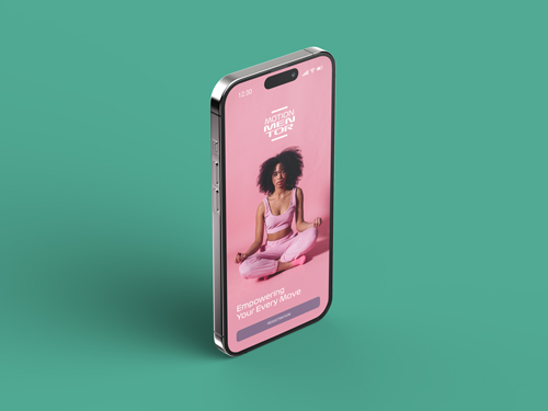 Cell Phone Promoting an Application