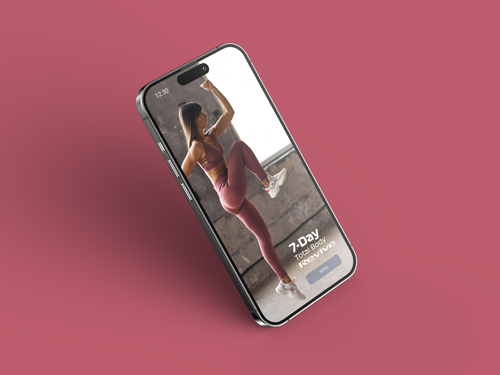 Application Promo on a an iPhone 14