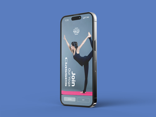 Application Display on a iPhone 14