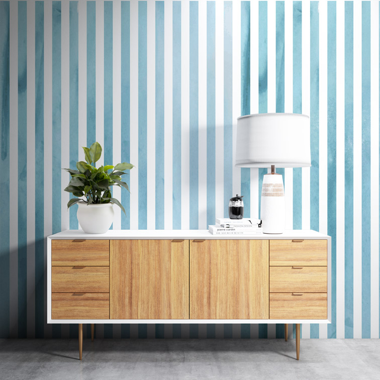 Conception du papier peint et une plante