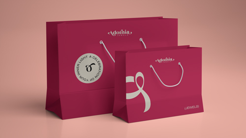 Two Shopping Bags, One is Smaller