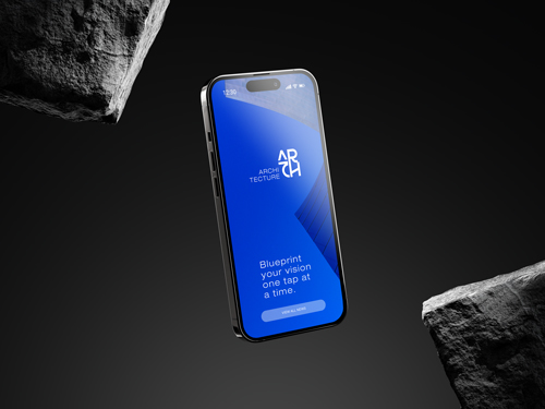 Cell Phone Promoting an Application