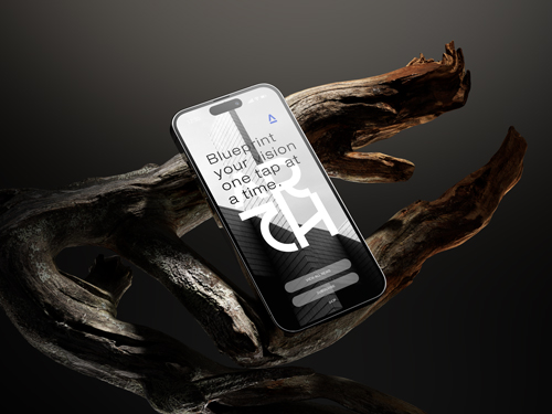 Cell Phone Promoting an Application