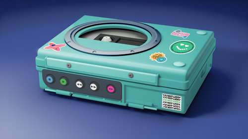 Cassette Player With a Few Stickers