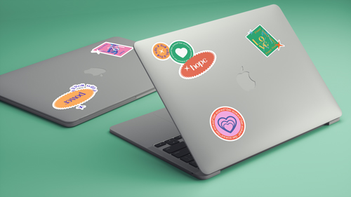 Two Laptops, One is Open