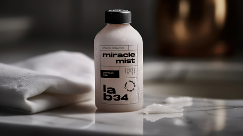 Shampoo Container Front View