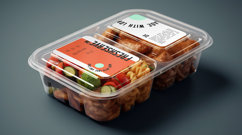 Plastikplatte Winkelansicht