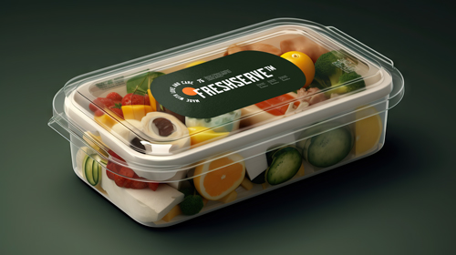 Kunststoffverpackung Winkelansicht