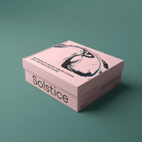 Cardboard Box Right Angle View