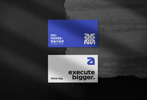 Визитные карточки, вид с высокого ракурса