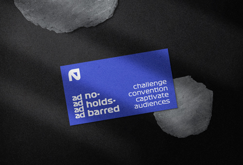 Визитная карточка, вид с высокого ракурса