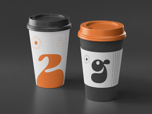 Coffee Cup Duo Front view