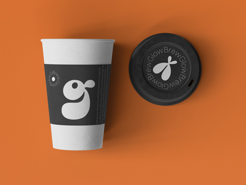 Paper Cup With a Lid Top View