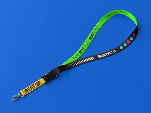 Festival Lanyard Top View